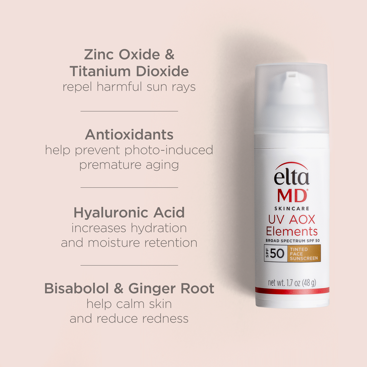UV AOX Elements Broad-Spectrum SPF 50 Tinted